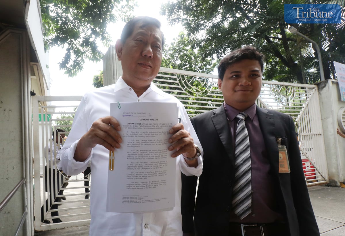 Former Caloocan solon files raps vs poll body chief